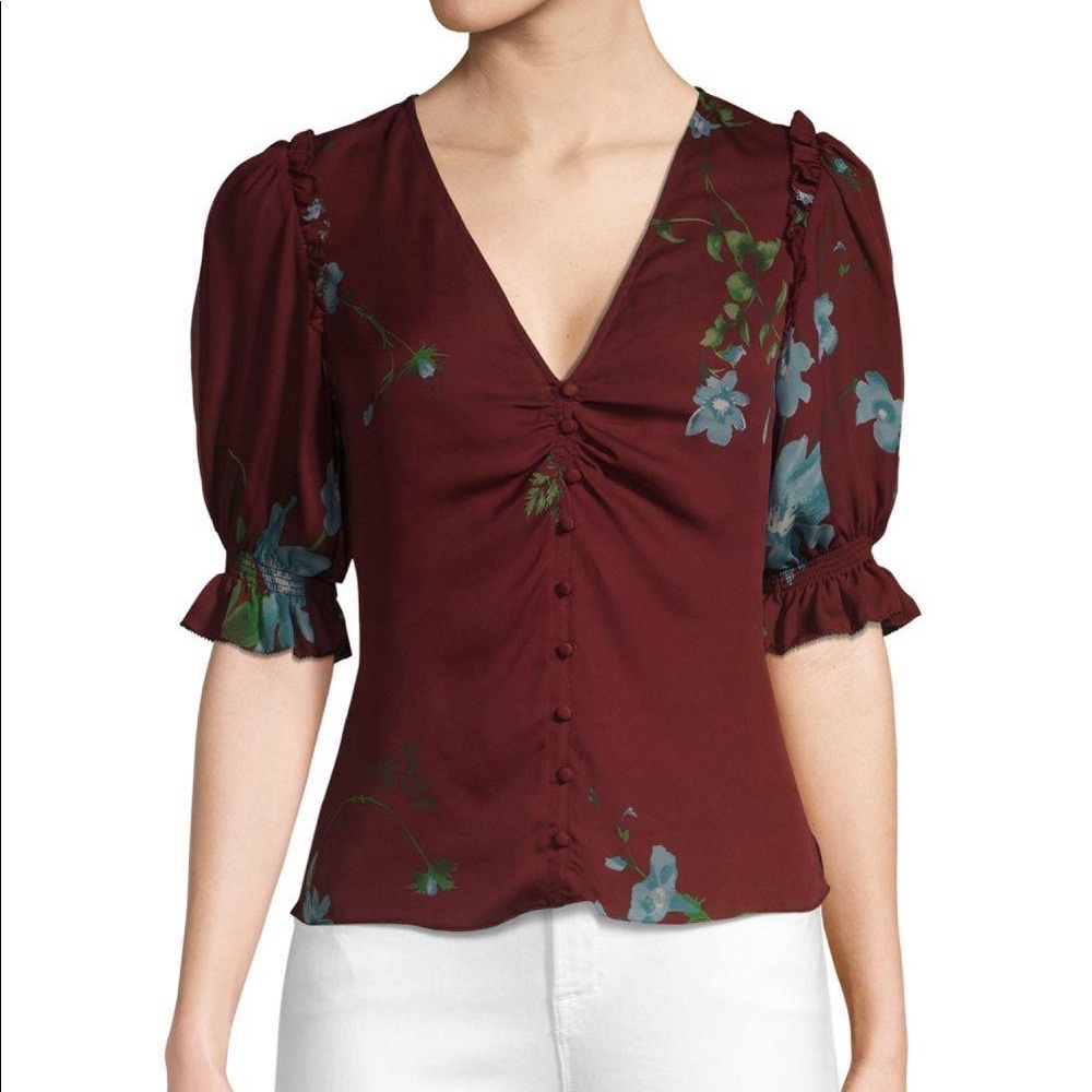 Joie “Anevy Puff Sleeve” Blouse